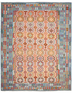 Rug Kilim Afghanistan 315x393 Sky Blue Orange