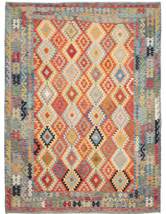 Kilim 256x354 Cm Kilim, Afghanistan, Hand-carded Wool (warp: