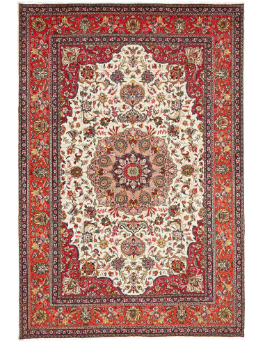 Tabriz 203x298 Cm Tabriz, Persia, Lana Cardata A Mano