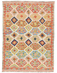 Kilim 99x135 Cm Kilim Afghanistan Hand-carded Wool