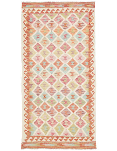 Kilim 102x201 Cm Kilim Afghanistan Hand-carded Wool 0.3