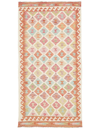 Kilim 102x201 Cm Kilim Afghanistan Hand-carded Wool 0.3