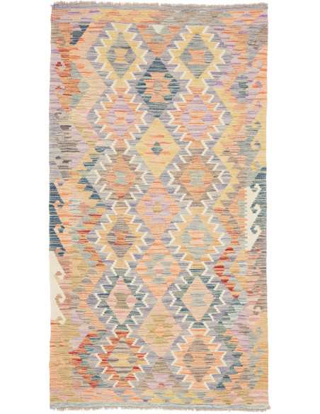 Kilim 104x195 Cm Kilim Afghanistan Hand-carded Wool