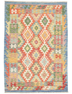 Kilim 125x175 Cm Kilim, Afghanistan, Lana Cardata A Mano