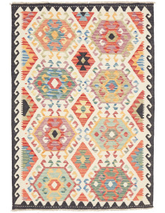 Kilim 123x182 Cm Kilim, Afghanistan, Lana Cardata A Mano