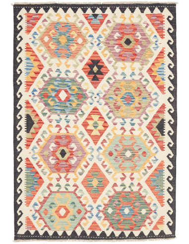 Kilim 123x182 Cm Kilim, Afghanistan, Lana Cardata A Mano