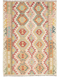 Kilim 123x172 Cm Kilim, Afghanistan, Hand-carded Wool (warp: