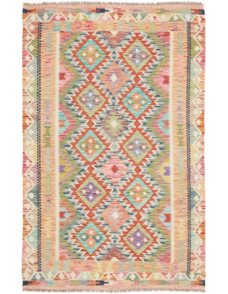 Kilim 120x190 Cm Kilim, Afghanistan, Hand-carded Wool (warp: