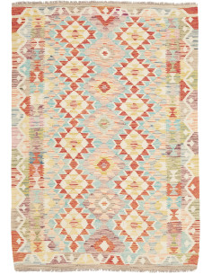 Kilim 128x178 Cm Kilim Afghanistan Hand-carded Wool (warp: