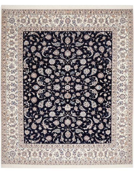 Nain 6la 260x310 Cm Nain 6la, Persia, Lana Cardata A Mano E