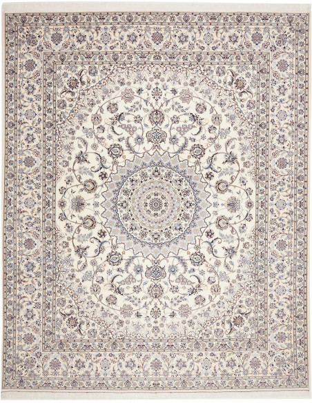 Nain 6la 251x311 Cm Nain 6la, Persia, Lana Cardata A Mano E