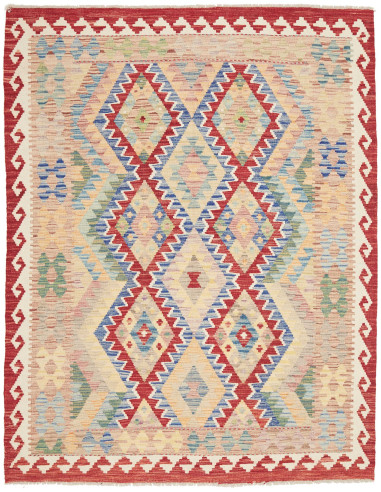 Kilim 158x196 Cm Kilim Afghanistan, Hand-carded Wool (warp: