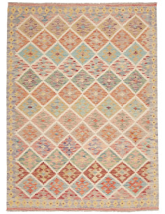 Kilim 148x202 Cm Kilim Afghanistan Hand-carded Wool Cotton