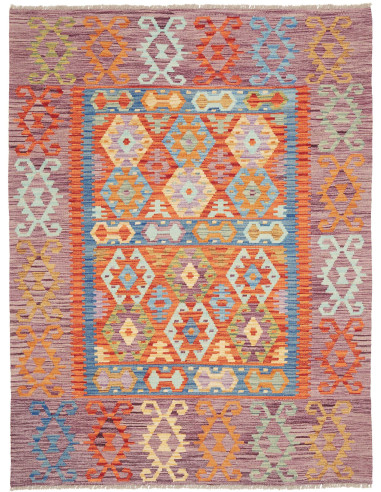 Kilim 148x200 Cm Kilim, Afghanistan, Hand-carded Wool (warp: