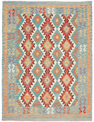 Kilim 148x193 Cm Kilim, Afghanistan, Hand-carded Wool