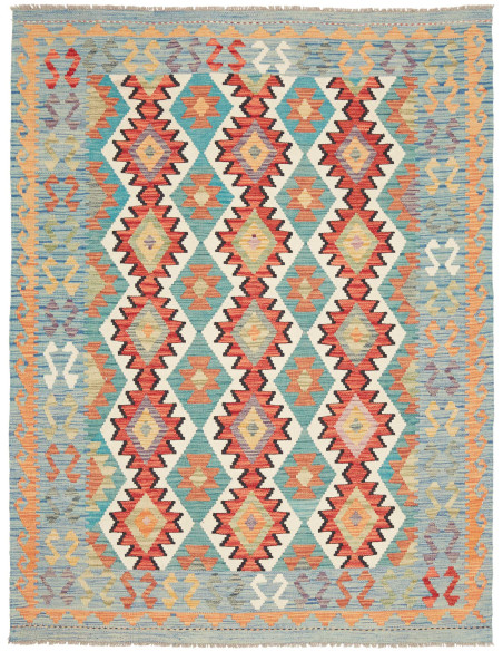 Kilim 148x193 Cm Kilim, Afghanistan, Hand-carded Wool
