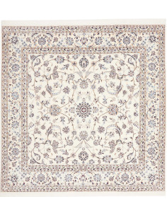 Nain 6la 204x205 Cm Nain 6la, Persia, Lana Cardata A Mano E