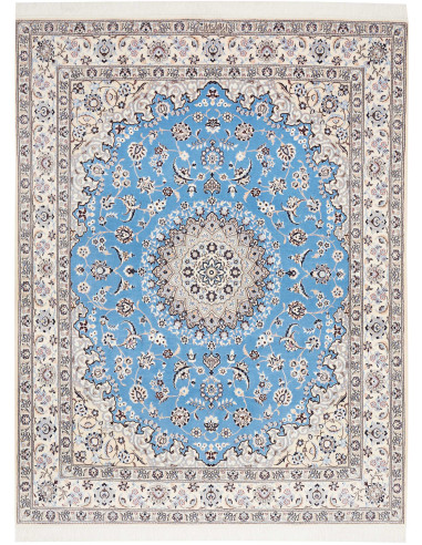 Nain 6la 160x203 Cm Nain 6la Persia Hand-spun Wool And Silk
