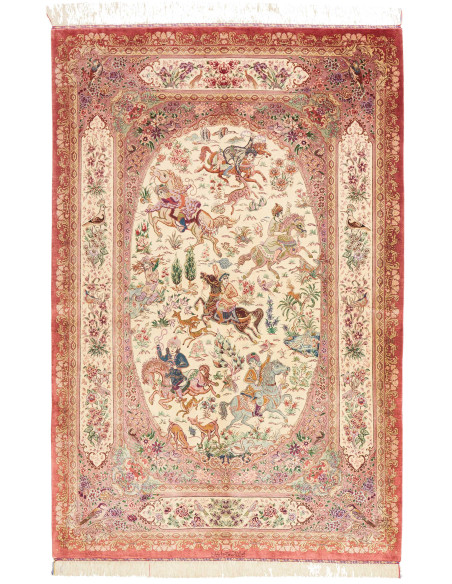 Ghom Silk 132x201 Cm Ghom Silk, Persia, 100% Silk (silk