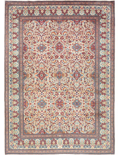 Kashan 248x345 Cm Kashan, Persia, Hand-carded Wool (warp: