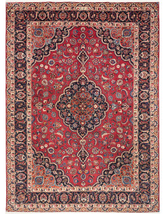 Mashad 240x332 Cm Mashad, Persia, Hand-carded Wool (warp: