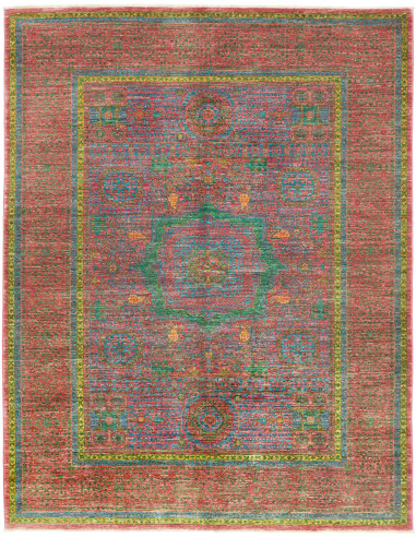 Tappeto Mamlouk Pakistan 178x231 Rosso Rosato B
