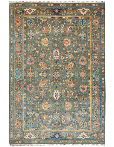 Rug Zigler Fine Pakistan 202x301 Teal Green Och