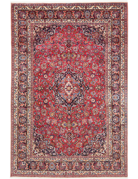 Mashad 193x289 Cm Mashad, Persia, Hand-carded Wool, Cotton,