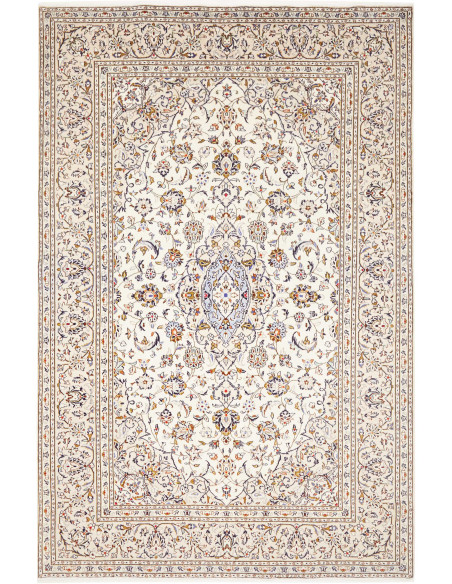 Kashan 193x292 Cm Kashan, Persia, Lana Cardata A Mano
