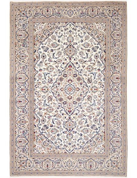 Kashan 195x292 Cm Kashan, Persia, Lana Cardata A Mano