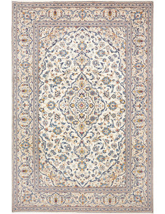 Kashan 196x295 Cm Kashan, Persia, Hand-carded Wool (cotton