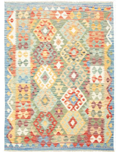 Kilim 128x175 Cm Kilim Afghanistan Lana Cardata A Mano
