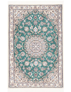 Nain 9la 79x116 Cm Nain 9la, Persia, Lana Cardata A Mano E
