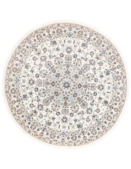 Nain 9la 200x200 Cm Nain 9la Persia Hand-carded Wool And