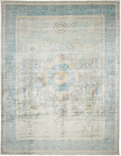 Tappeto Mamlouk Pakistan 269x348 Acquamarina Bl
