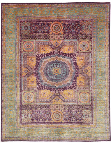 Rug Mamlouk Pakistan 277x350 Teal Purple