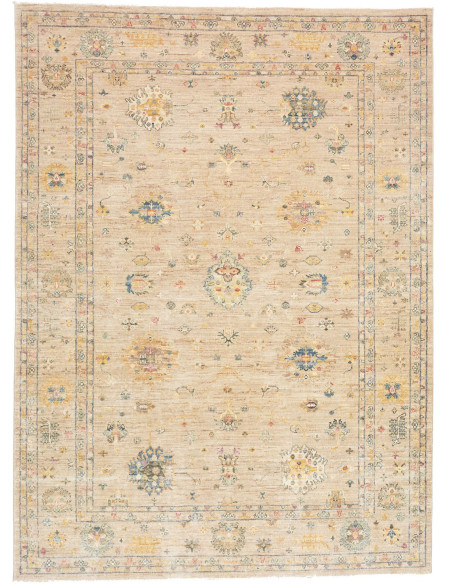 Malka 168x232 Cm Malka, Pakistan, Lana Cardata A Mano