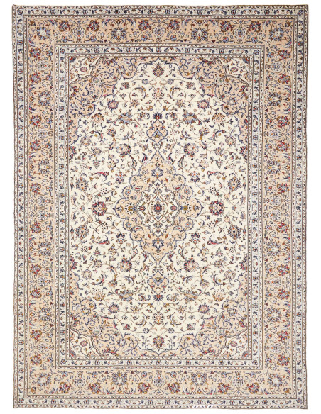 Kashan 250x343 Cm Kashan, Persia, Hand-carded Wool (cotton