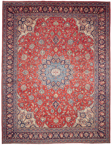 Sarough 303x398 Cm Sarough, Persia, Hand-carded Wool (cotton