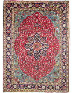 Tabriz 250x343 Cm Tabriz, Persia, Lana Cardata A Mano