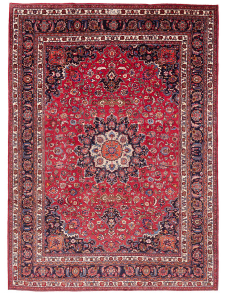 Mashad 248x340 Cm Mashad Persia Hand-carded Wool Cotton