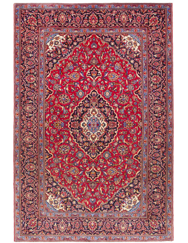 Kashan Fine 147x220 Cm Kashan Fine, Persia, Hand-carded