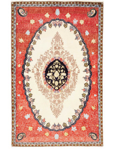 Kashan Fine 135x210 Cm Kashan Fine, Persia, Hand-carded Wool
