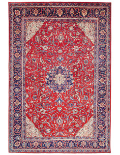 Rug Sarough Persia 212x314 Ruby Red Midnight Bl