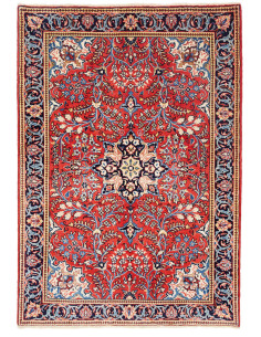 Sarough 107x152 Cm Sarough, Persia, Hand-carded Wool,