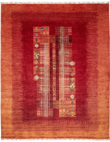Siva 245x301 Cm Siva, Pakistan, Lana Cardata A Mano, Cotone,