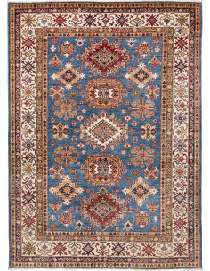 Kazak Fine 173x237 Cm Kazak Fine, Pakistan, Hand-carded Wool