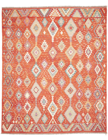 Kilim 248x301 Cm Kilim, Afghanistan, Lana Cardata A Mano