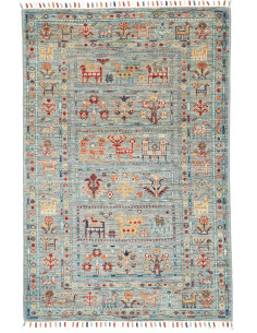 Rubin 80x120 Cm Rubin, Pakistan, Hand-carded Wool (warp: