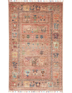 Rubin 78x126 Cm Rubin, Pakistan, Hand-carded Wool,
